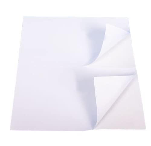 Premium Label Supply White Sticker Half Sheet Labels - 8.5"" x 5.5"" - Laser/Inkjet Compatible - (2 Labels/Sheet), 500 Sheets - 1000 Total Adhesive Labels - Image 1